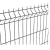 Panel ogrodzeniowy 3D wymiary : 2500x1530 mm drut fi 5 mm | OCYNKOWANY
